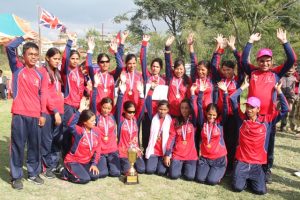 Group photo of winning team nepal.